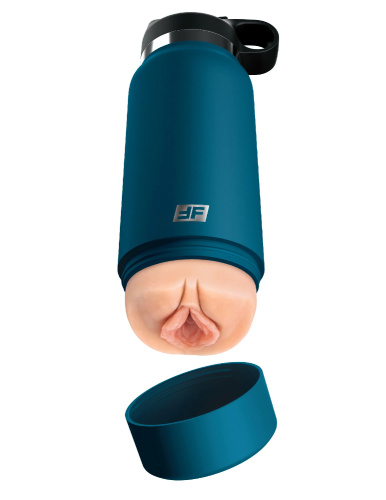 Fuck Flask - Private Pleaser - Blue Bottle - Light  2