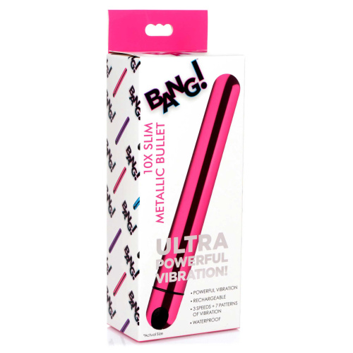 10x Slim Metallic Bullet - Pink  2