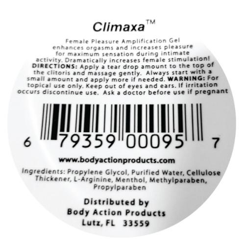 Climaxa Stimulating Gel - 50 Pieces Sample Display  2