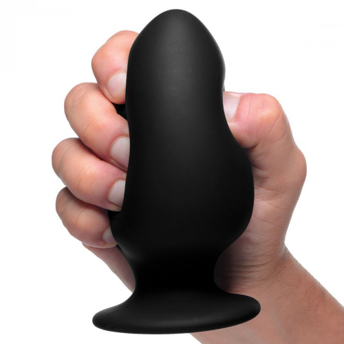 Squeezable Silicone Anal Plug - Medium  3