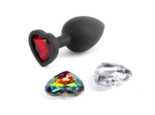 Glams Xchange Heart - Small - Black  4