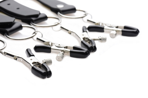 Spread Labia Spreader Straps With Clamps  2