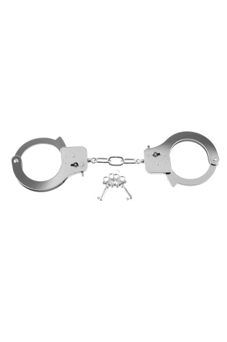Fetish Fantasy Series Metal Handcuffs - Silver  2