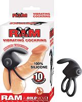 Ram Vibrating Cockring - Black