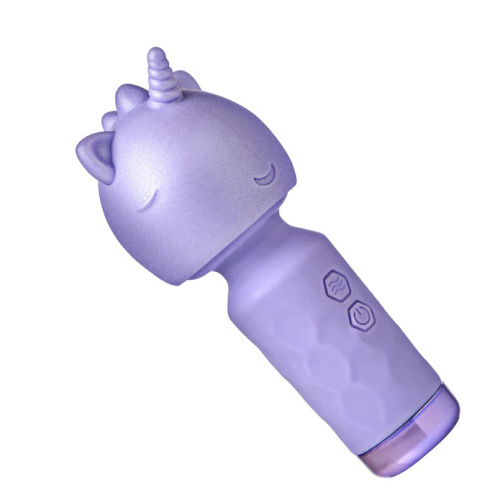 Unicorn Silicone Wand - Lavender  2