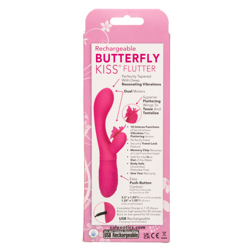 Rechargeable Butterfly Kiss Flutter - Pink  5