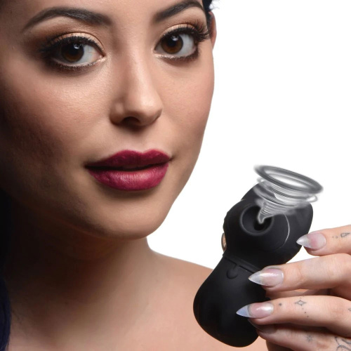 Sucky Kitty 7x Clitoral Stimulator - Black  4