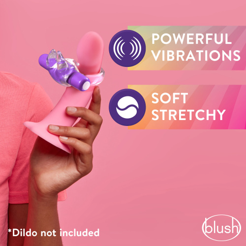 Play With Me  Bull Vibrating C-Ring - Purple  3
