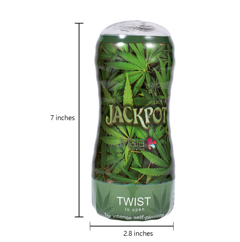 Jackpot Aircraft Cup Style Male Masturbator 420 Series - Clear  2