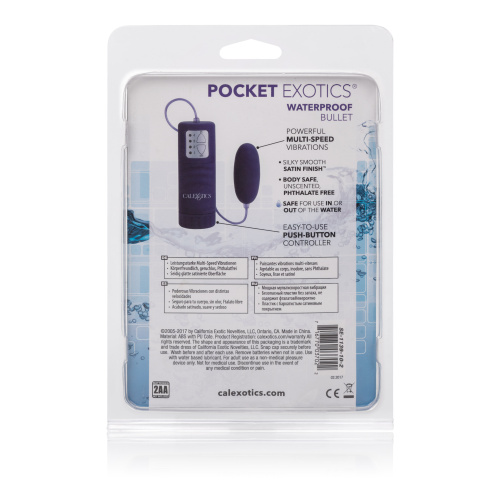 Waterproof Pocket Exotics Waterproof  Bullet - Purple  3