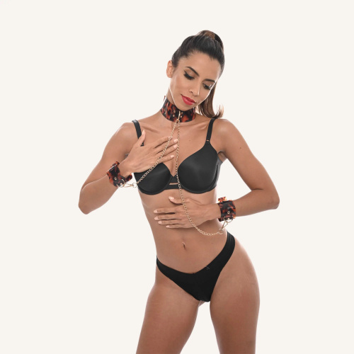 Sincerely Amber Neck and Wrist Restraints  2