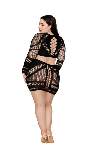Chemise Dmnd - Queen Size - Black  2