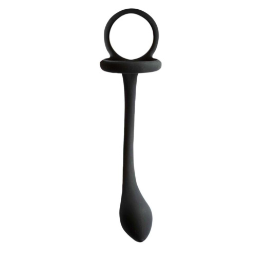 My Cockring Cring With Buttplug - Black  2