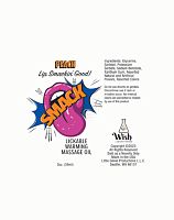 Smack Warming and Lickable Massage Oil - Peach  2 Oz