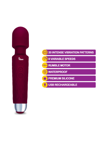 Tempest - Ruby - Intense Wand Massager  3