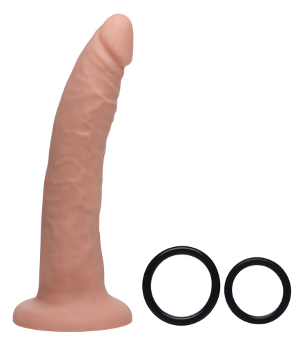 Charmed 7.5 Inch Silicone Dildo With Harness  3