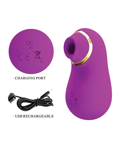 Pretty Love Romance Emily Sucking Clitoral Massager - Fuchsia  4