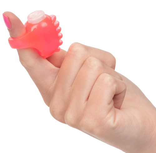 Foil Pack Vibrating Finger Teaser - Pink  3
