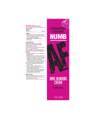 Numb Af Anal Desensitizer Strawberry 1.5oz  2