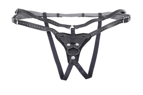 Aurora High Waisted Strap on - Black  5