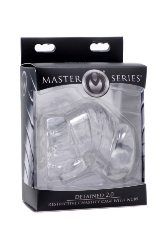 Detained 2.0 Restrictive Chastity Cage With Nubs  3