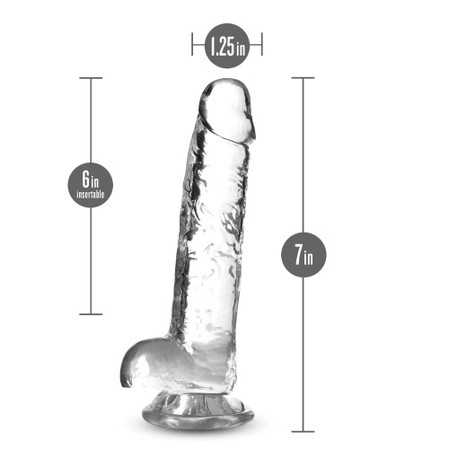 Naturally Yours - 7 Inch Crystalline Dildo -  Diamond  2
