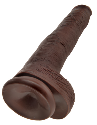 King Cock 14 Inch Cock With Balls - Brown  4