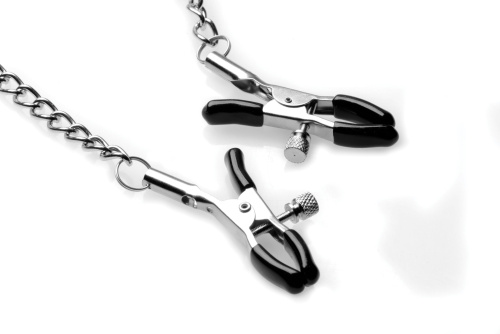 Silicone Ball Gag W/nipple Clamps  4