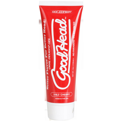 Good Head Oral Delight Gel 4 Oz - Wild Cherry  2