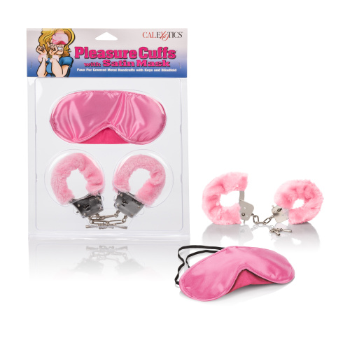 Pleasure Cuffs With Satin Mask  3