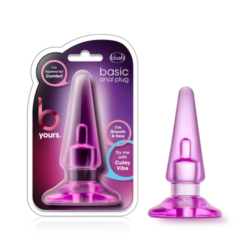 B Yours - Basic Anal Plug - Pink  5