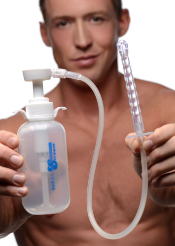 Pump Action Enema Bottle With Nozzle  4