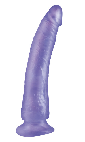 Basix Rubber Works - Slim 7 Inch With Suction Cup - Purple  2