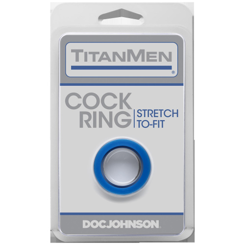Titanmen Cock Ring - Blue  2
