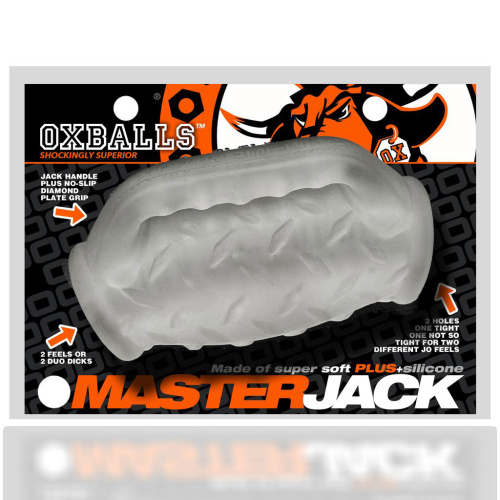 Masterjack Double Penetration Jo - Clear Ice  3