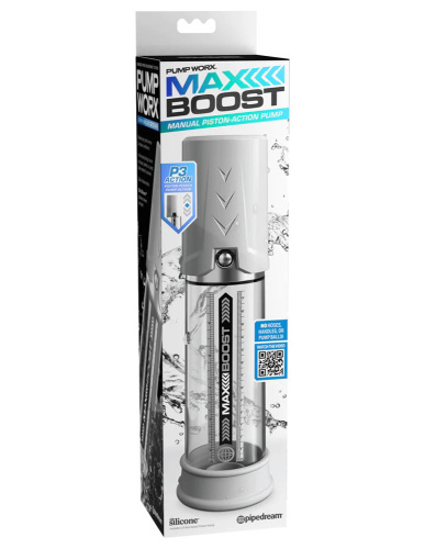 Pump Work Max Boost - White/clear  2