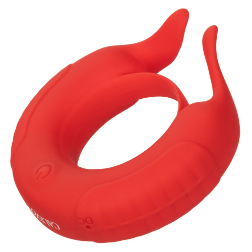 Silicone Rechargeable Taurus Enhancer - Red  4