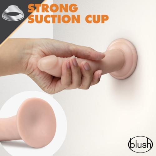 Dr. Skin Glide - 7.5 Inch Self Lubricating Dildo - Vanilla  3