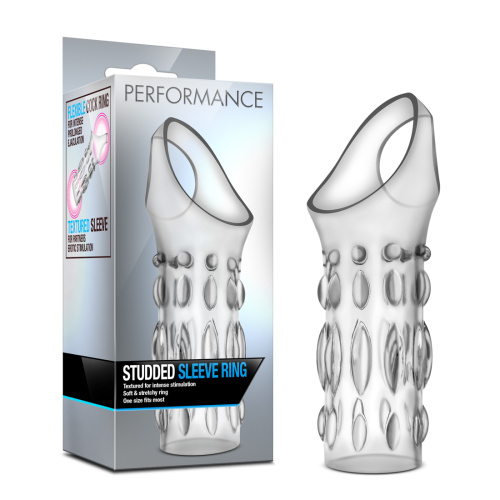 Performance Studded Sleeve Ring - Clear  2