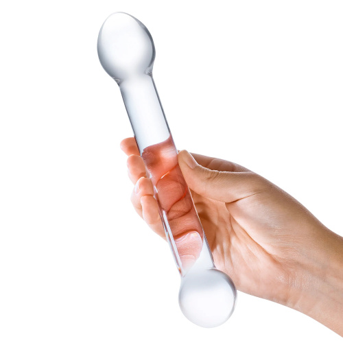 7 Inch Curved Glass G-Spot Stimulator  5
