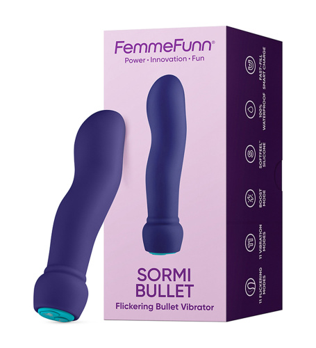 Sormi Bullet Flickering Bullet Vibrator - Purple  2