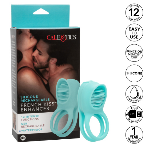 SILICONE RECHARGEABLE FRENCH KISS ENHANCER  4