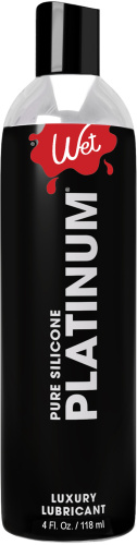 Wet Platinum - Luxury Silicone Based Lubricant 8 Oz