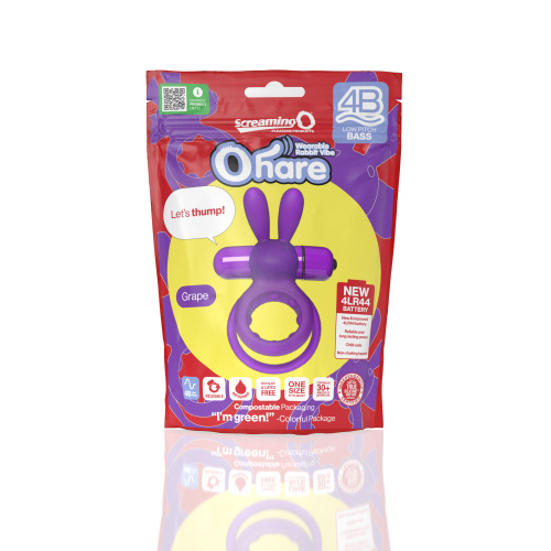 Screaming O 4b - Ohare Wearable Rabbit Vibe -  Grape  4