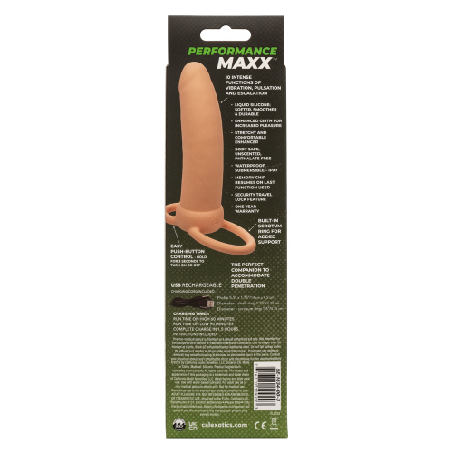Performance Maxx Rechargeable Thick Dual Penetrator - Ivory  3