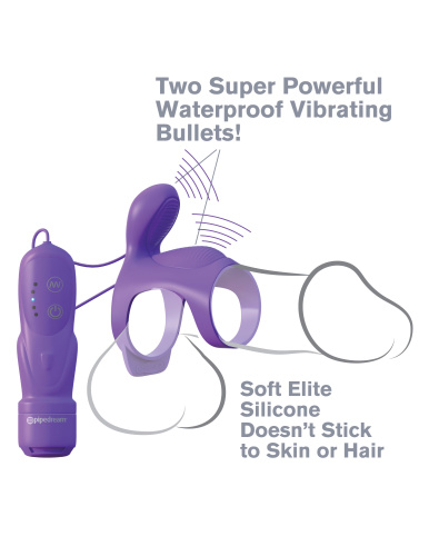 Fantasy C-Ringz Ultimate Couples Cage - Purple  5