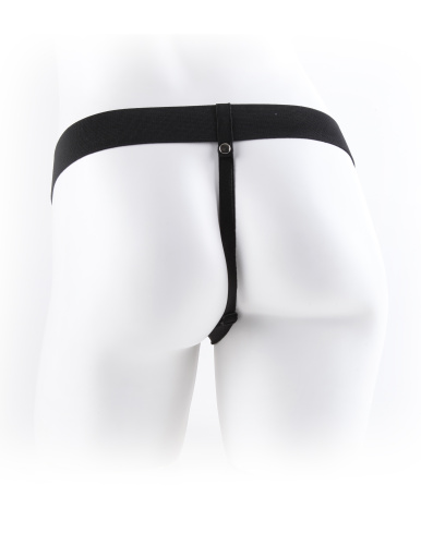 Fetish Fantasy Series 11-Inch Vibrating  Hollow Strap-on - Flesh  2