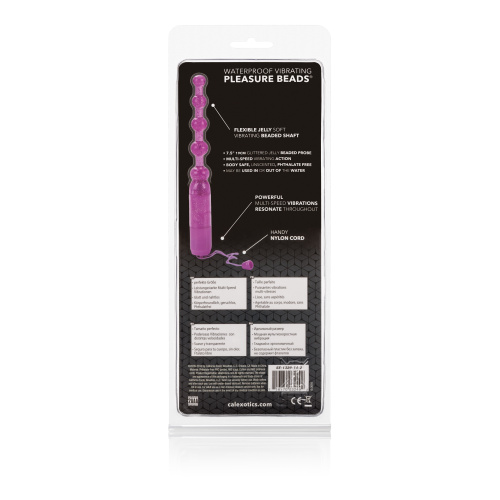 Vibrating Pleasure Beads - Purple  2