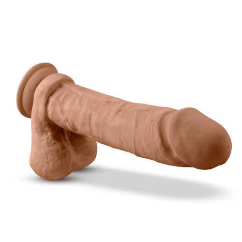Au Natural - 9 Inch Dildo With Suction Cup -  Mocha  5