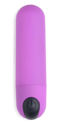 Bang Vibrating Bullet With Remote Control - Purple  2
